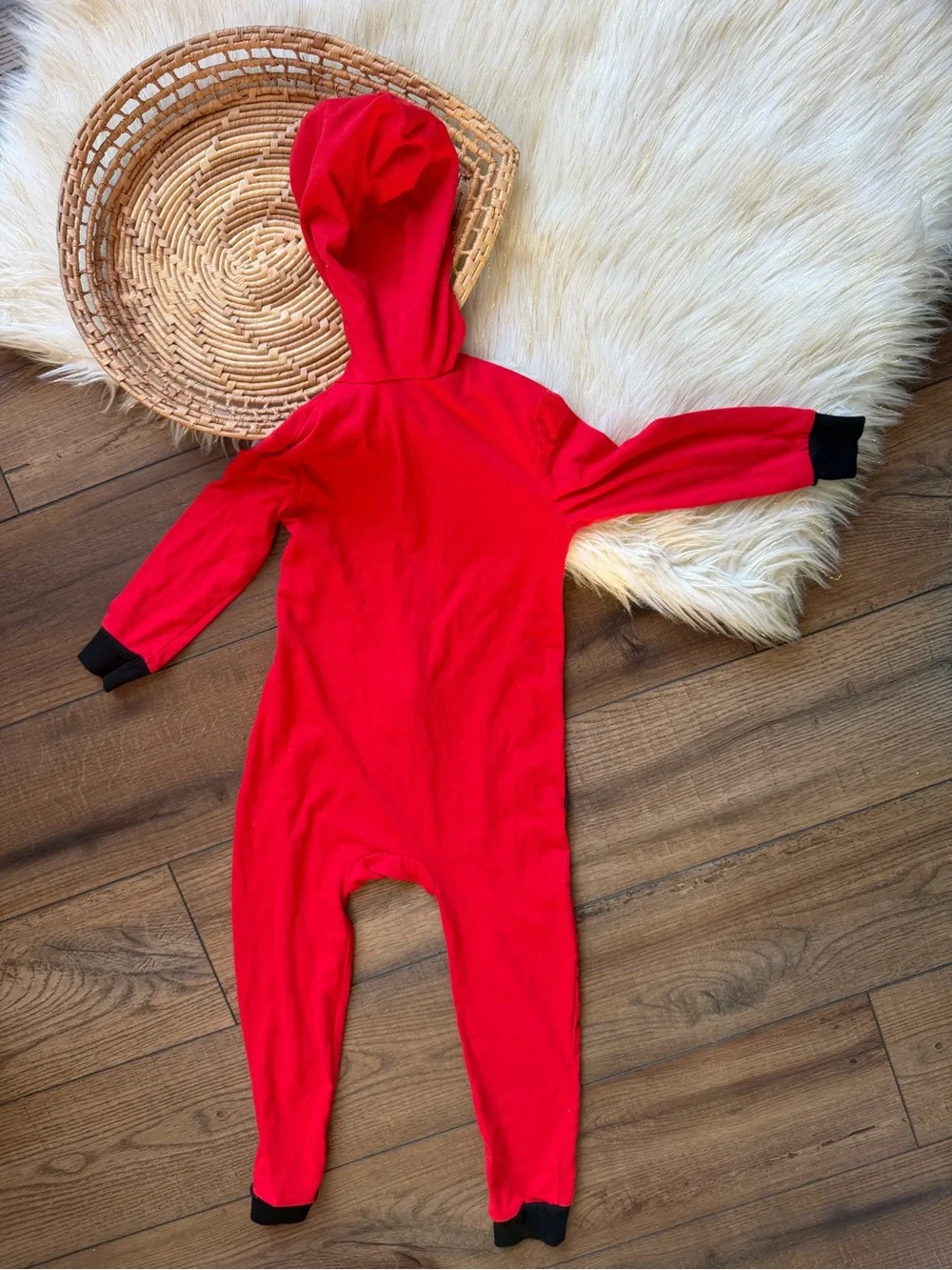 Disney Pixar The Incredibles Footless Sleeper Pajamas Costume Size 5t